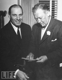 Dodgers Manager Leo Durocher and GM Larry MacPhail